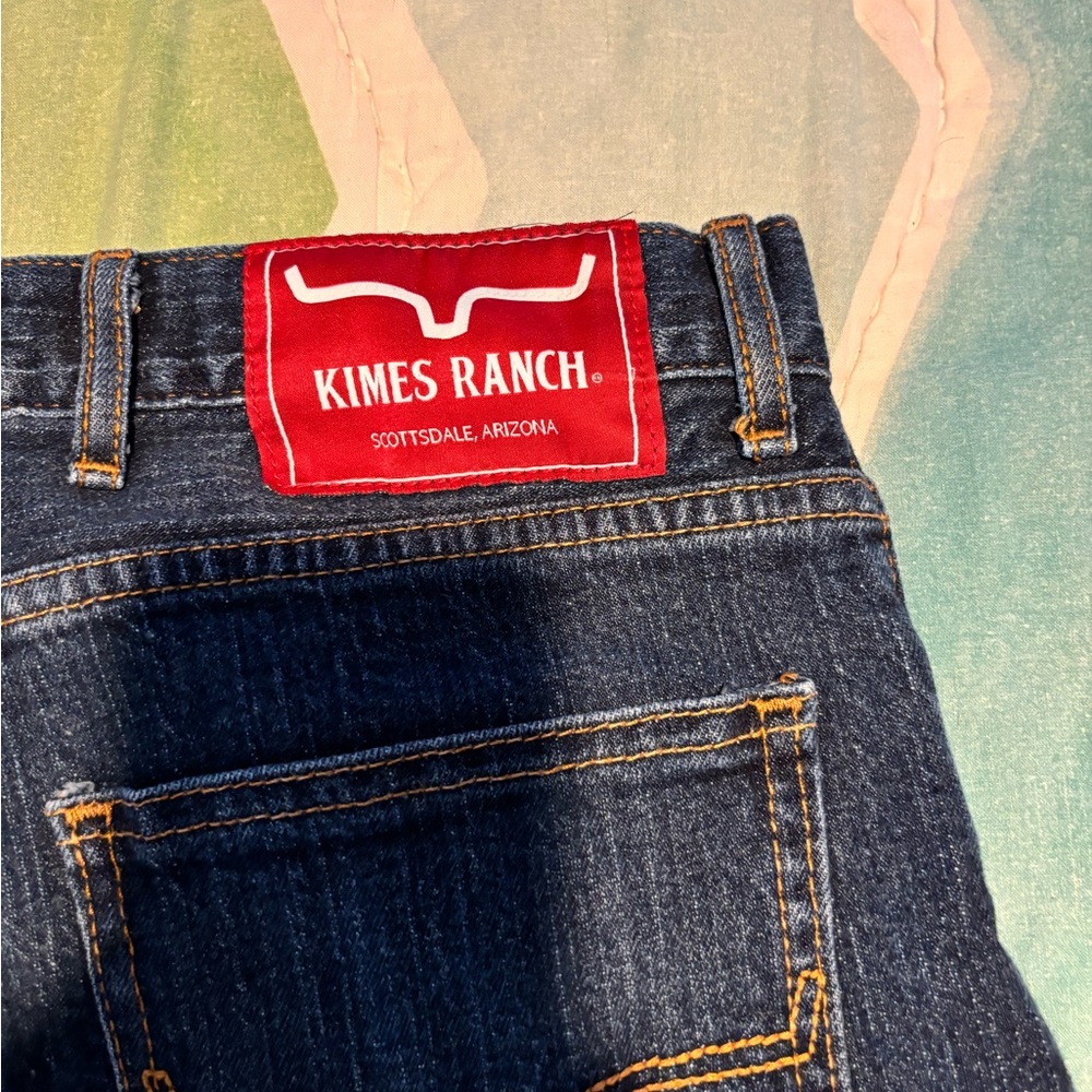 Kimes Ranch Men's Deep Blue Slim Jeans - Picture 9 of 15